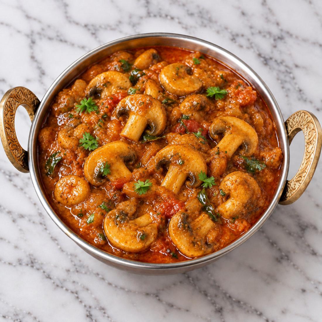 Mushroom Chettinad